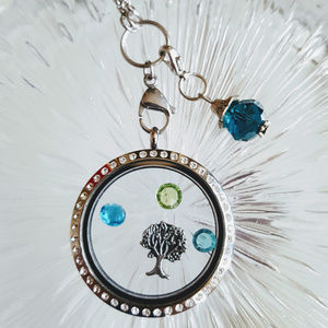 September Birthstone Lobster Clasp Floating Charm